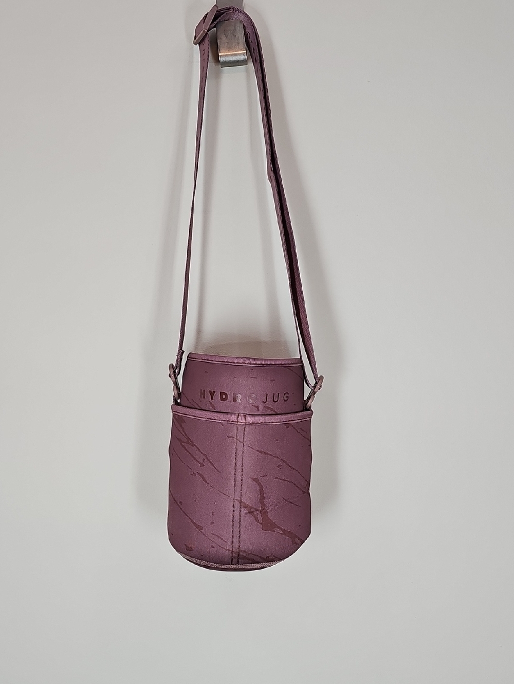 HydroJug Pro Insulating Sleeve Mauve Purple Marble | Crossbody Strap | 2 Pockets